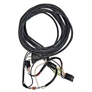 Rainbow E-Series Power Cord Wiring Harness Assembly with 2-Prong Plug Black